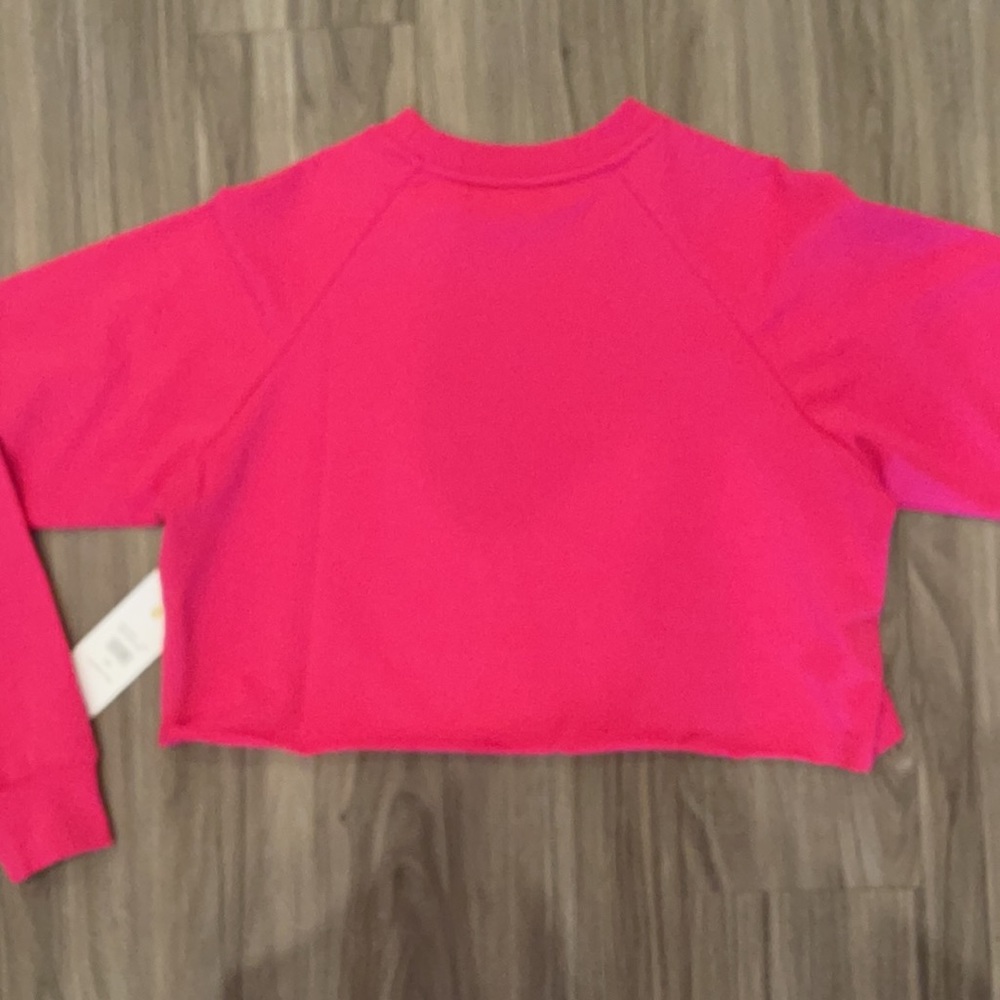 New! Spiritual Gangster Happy Izzy Crop Sweatshirt - Picture 4 of 4